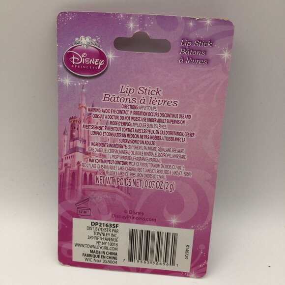 Disney Princesses 3 Pc Set Lip Stick Nail Polish Sofia the First Ariel Rapunzel - Picture 7 of 7